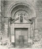 Albi, Eglise St-Salvy, Portail nord de style roman (Photos S.A  A. Thiebaut)